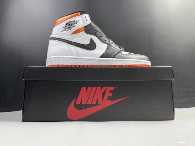 Rep Onekick Jordan 1 Retro High Orange Electro 555088-180 Air 0815
